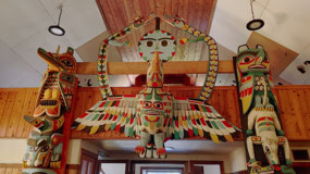 Friendly cove - amazing art in the church