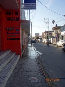 washed sidewalk