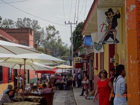 up street toward pier