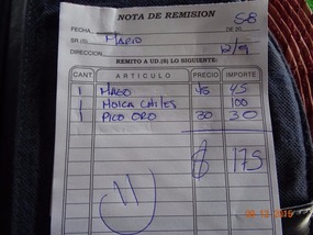 la cuenta