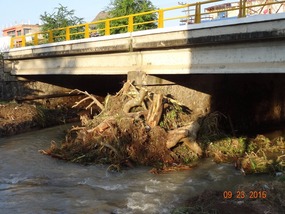 at bridge