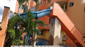 slide and pool