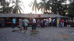 busy market