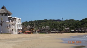 end of beach