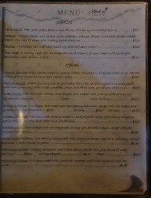 menu (blurry)