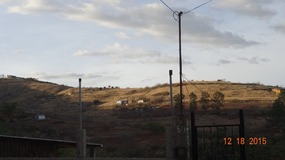up the hill