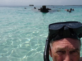 snorkeling sunken ship