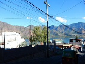 on hilly street
