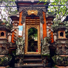 An open doorway to a different world 