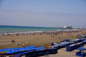 Beach in Manta Ecuador