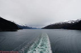 Looking back down Glacier Alley