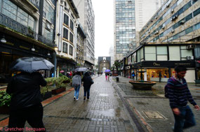 Walking in the rain