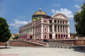 Manaus Opera Theater outside