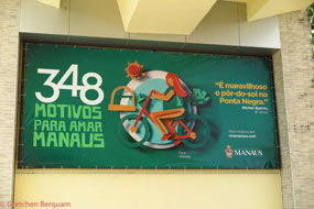 Manaus was celebrating 348 years as a city