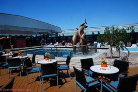 Top Deck at the pool