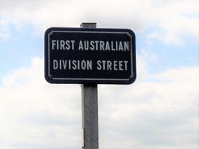 Street name in Pozieres