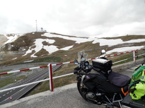 On top of the pass