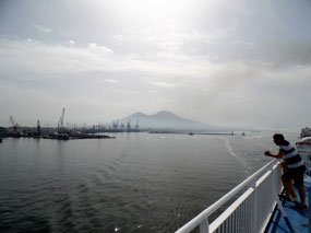 Vesuvius in the back ground