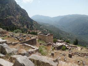 Delphi, high up in the mountains