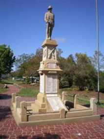 Typical Australian town War Memorial