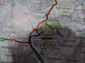 This what you see- (line into national park)