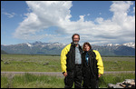 Teton - Jody & Rick at Entrance