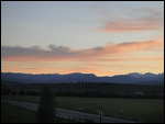 Pinedale - View Outside Our Hotel Room