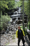 Jody at Waterfall on US-2W