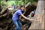 Gorge - Jody at the Log Jam