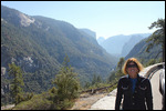 Yosemite - Jody at Tunnel View