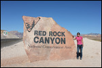 Red Rock - Jody at Entrance Sign