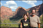Kolob - Rick & Jody at Scenic Overlook
