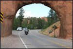 Red - Rick In Red Canyon Tunnel
