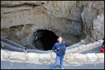 Natural Entrance - Jody at Entrance