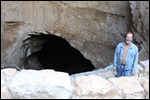 Natural Entrance - Rick at Entrance