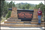 Mesa Verde - Rick at Entrance