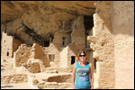 Spruce Tree - Jody Among the Indian Ruins