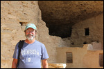 Spruce Tree - Rick Among the Indian Ruins