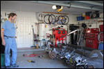 Rick Checking Out His New Toys