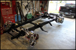 Chassis with New Wheels Installed