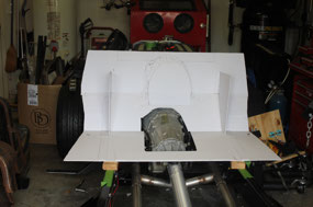 Foam Core Mockup Cut Into Place