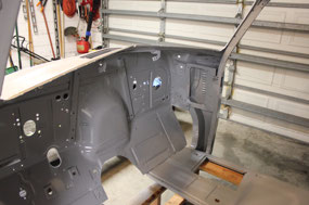 Cab After Media Blast & Epoxy Primer