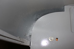 Cab Pinhole Rust at Cab Corner