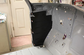 Driver's Kickplate Test Fit (Inside)