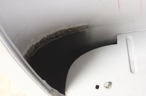Welds Ground Down