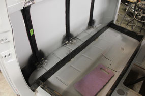 Rear Braces Welded in Place