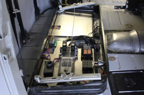 Passenger Side Underseat Component Location