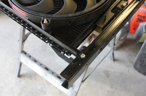 Pusher fan Mounting