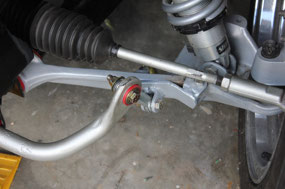 Frot Sway Bar Installed