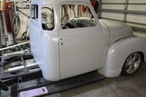 Passenger Door Fitting After Primer